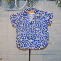 Boys Snowflake Christmas Shirt
