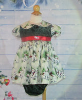 Girls 2 Pc. Polar Bear Christmas dress