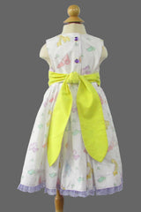 Girls Animal Print Party Dress