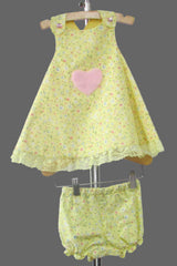 Infant 2-piece Reversable Cross Back Outfit