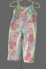 Girls Floral Jumpsuit