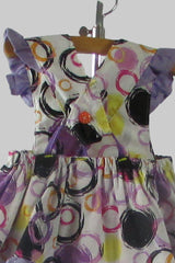 Infant 2-Piece Dress Set with Purple Pants