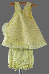 Infant 2-piece Reversable Cross Back Outfit