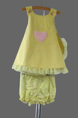 Infant 2-piece Reversable Cross Back Outfit