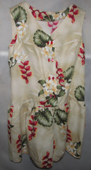 Monstera Button up Romper