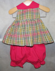 Pink Plaid 2pc Outfit
