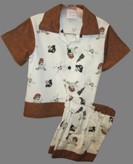 Brown Boys Pirate Set