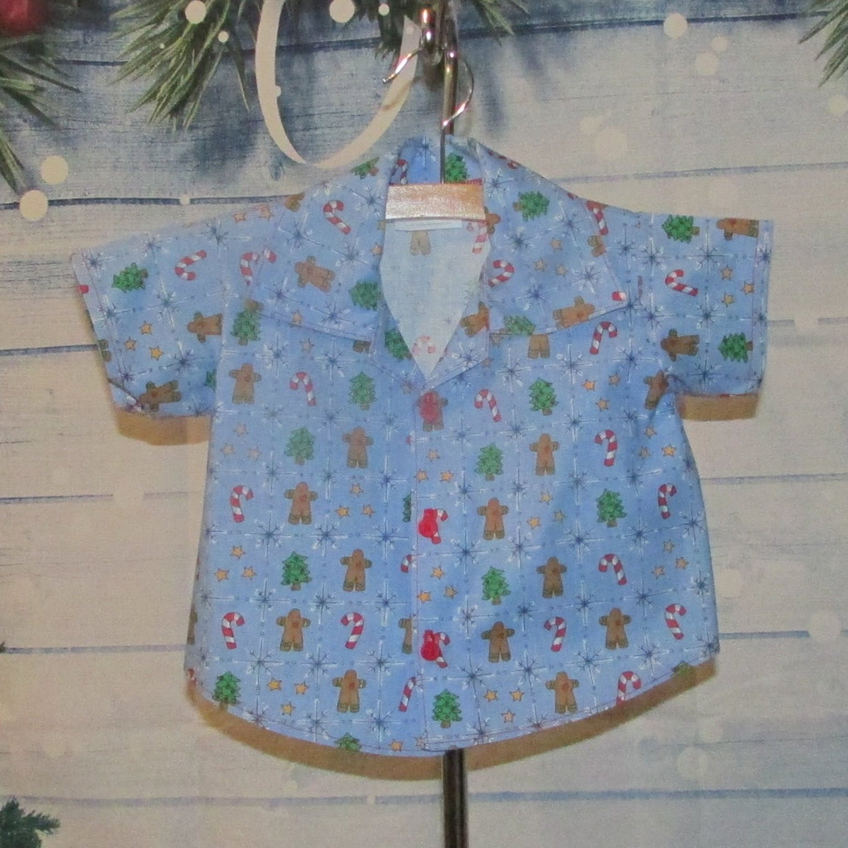 Boys Christmas Print Shirt