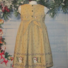 Girls Noel Themed Christmas Dress