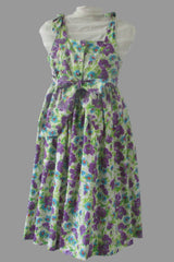 Girls Mid-Length Floral Dress