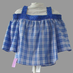 Women's Plaid Print Top