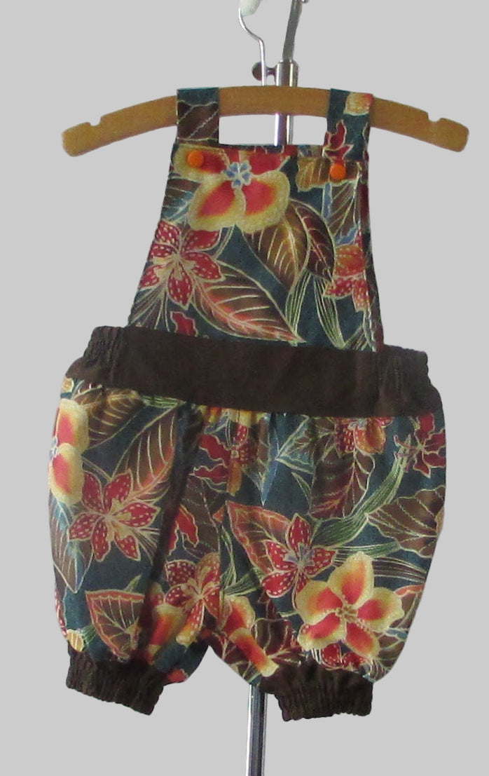 Infant Tropical Floral Pattern Jumpsuit