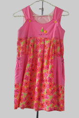 Girls Pink Floral Sundress
