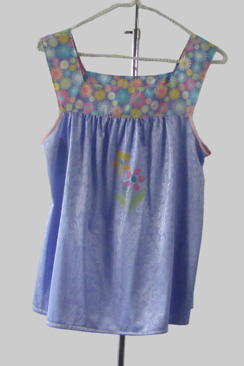 Girls Hand Painted Floral Top