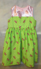 Lime Green Lobster Dress