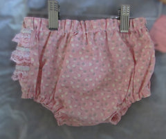 Pink and white Diaper Cover